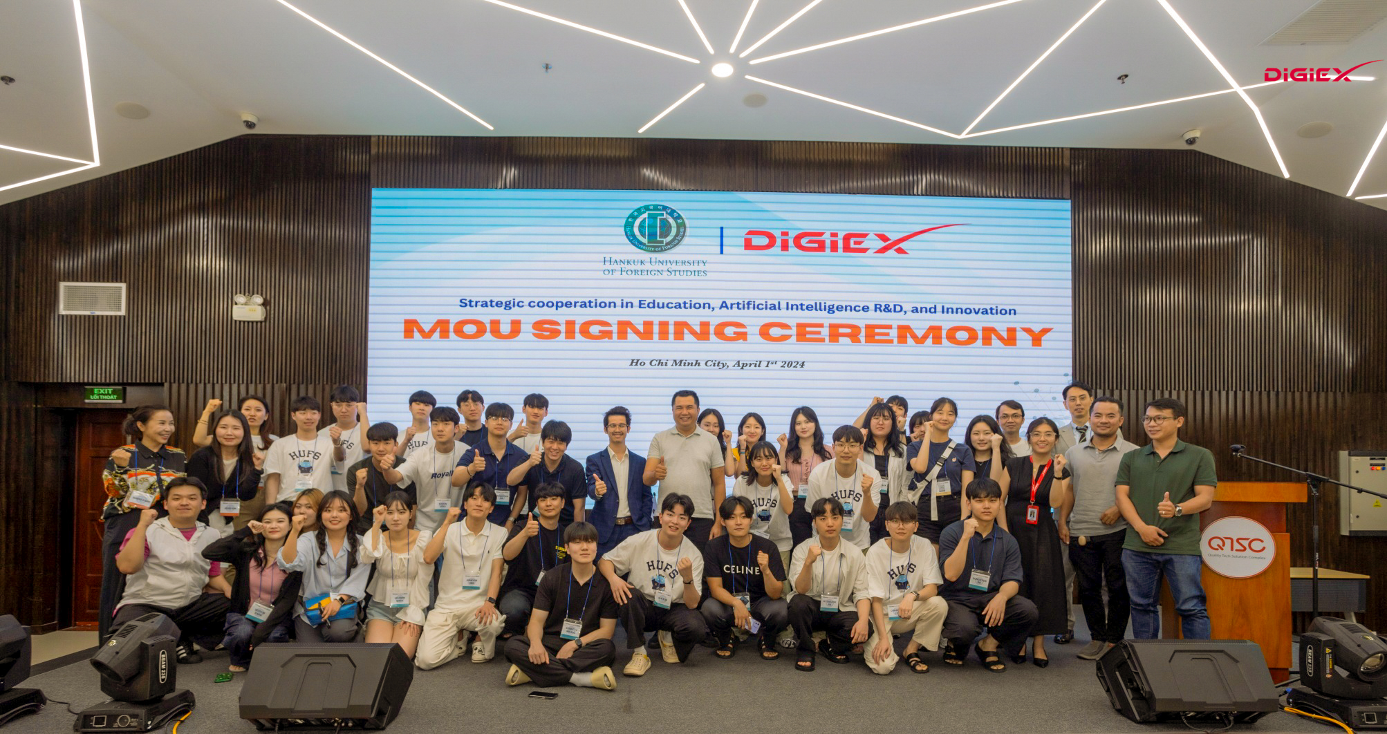 DigiEx Group and HUFS signed a MOU on strategic partnership