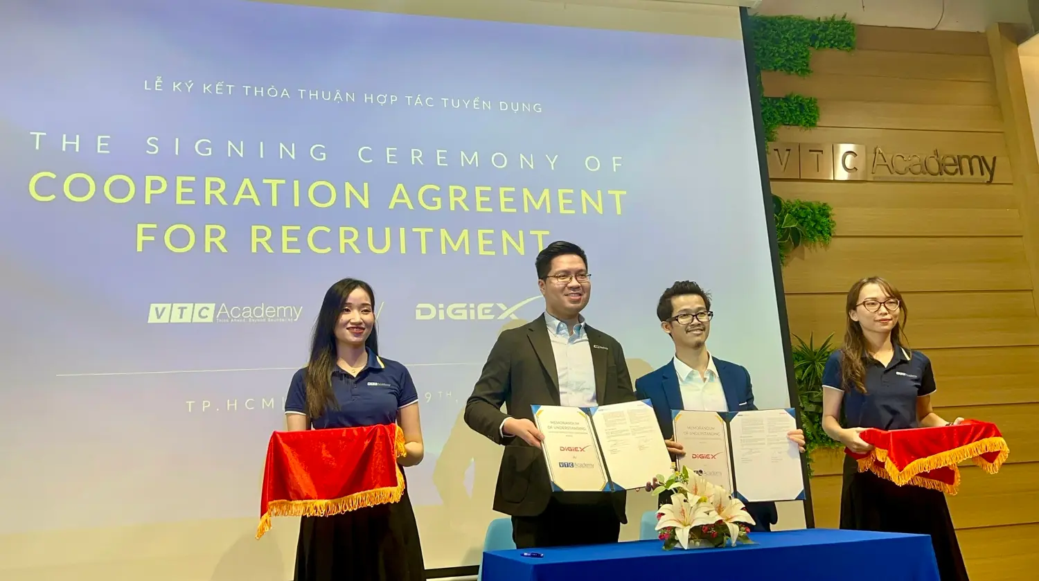 DigiEx Group and VTC Academy signed a MOU on strategic partnership